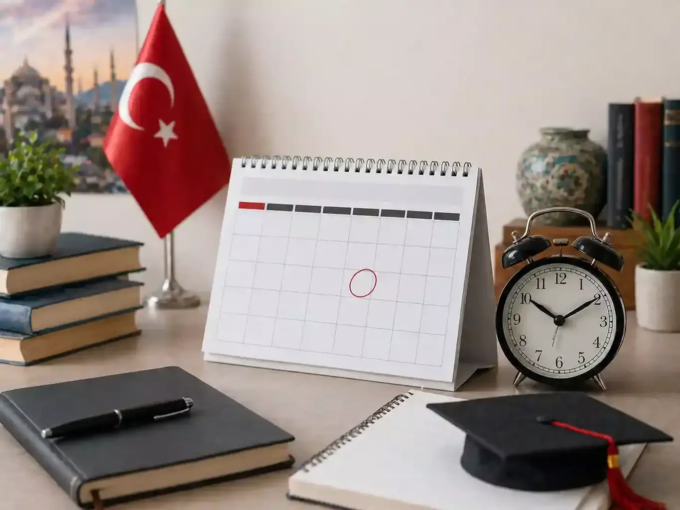 Turkish scholarship application deadline calendar