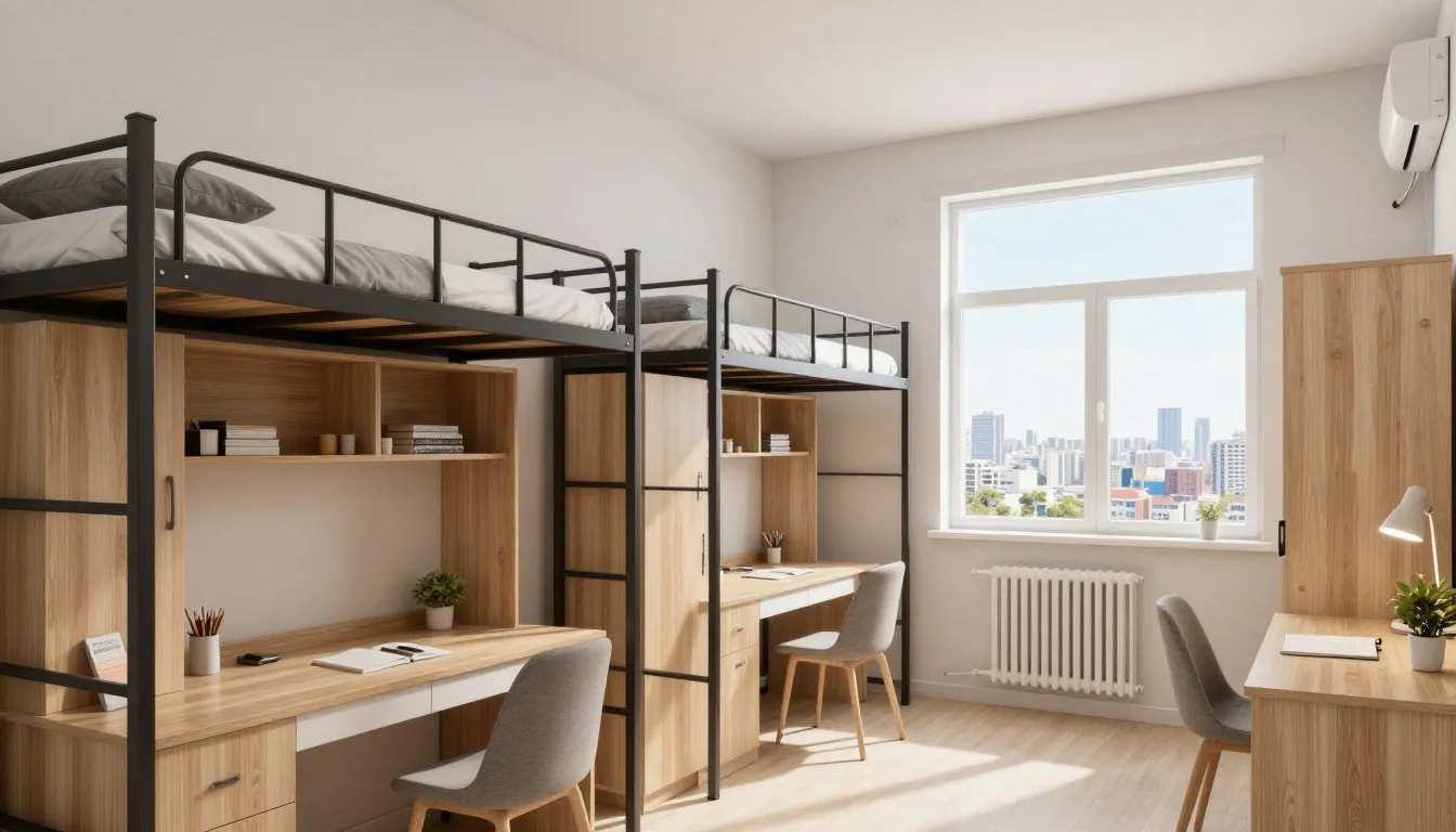 Turkish university dormitory accommodation for scholarship students